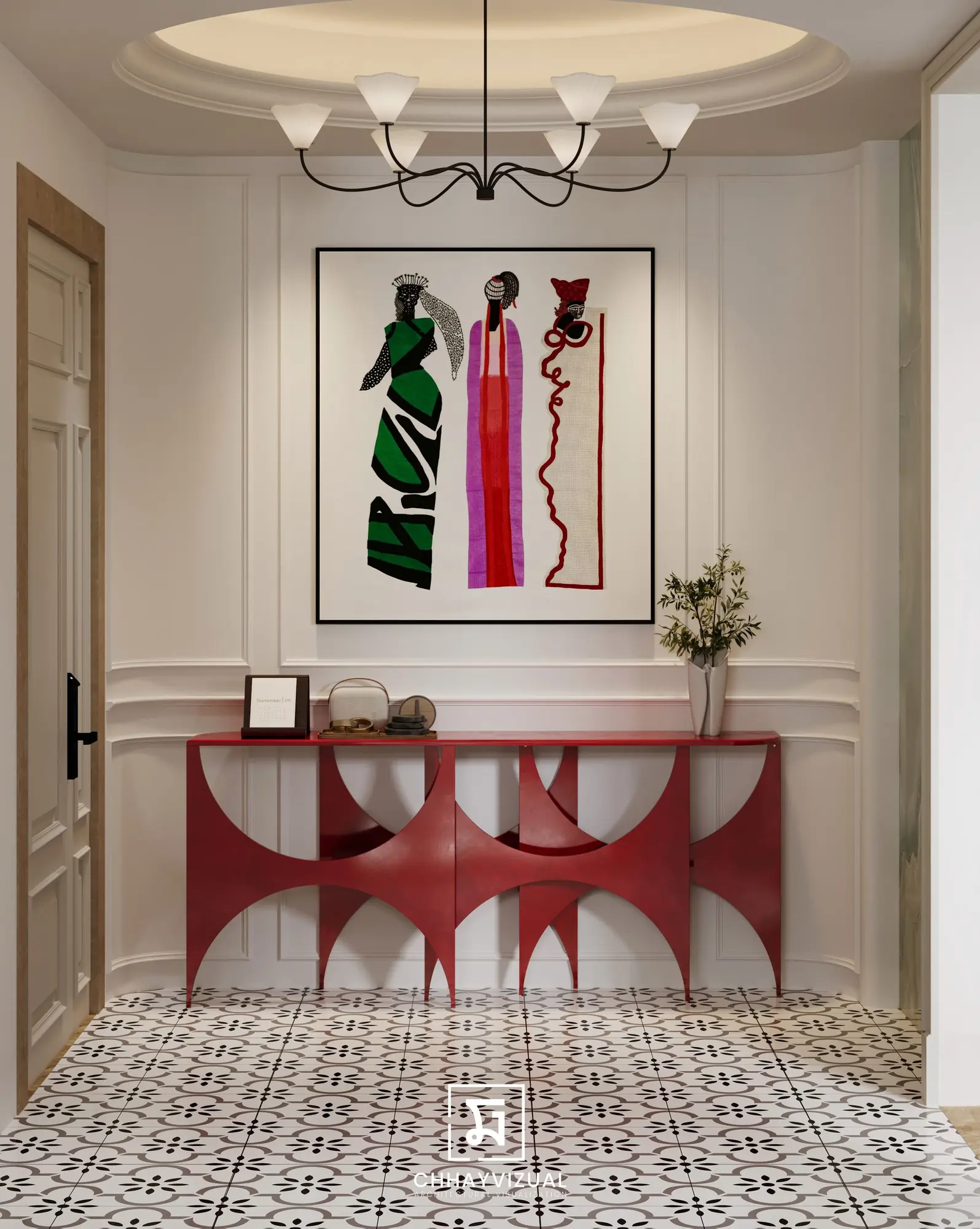 The Sunlit Foyer